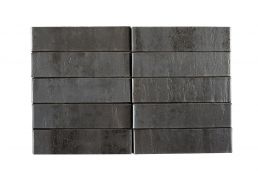 Кирпич керамический Recke 5-32-00-2-12 серия Krator Цвет: черный с металлическими переливами фактурный