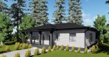 Проект одноэтажного кирпичного дома КР102 - 137 м2