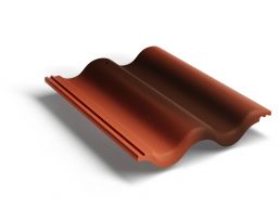 Минеральная черепица Kriastak (Криастак) коллекция Антик (Antic) цвет кирпично-красный