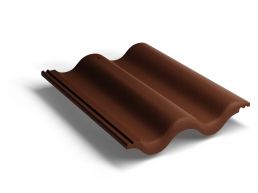 Минеральная черепица Kriastak (Криастак) коллекция Классик (Classic) цвет коричневый