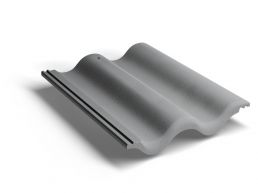 Минеральная черепица Kriastak (Криастак) коллекция Лайт (Lite) цвет неокрашенный серый