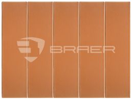 Облицовочный керамический кирпич BRAER красный гладкий 0,7НФ