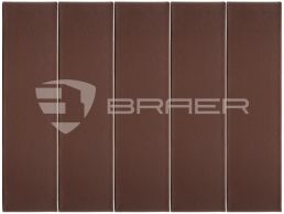 Облицовочный кирпич BRAER Коричневый гладкий 1НФ