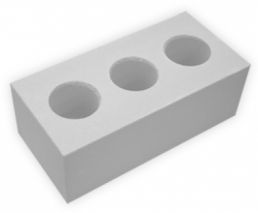 Силикатный кирпич 1,4НФ естественного цвета пустотелый рядовой полуторный М125