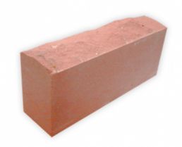 Силикатный кирпич 1НФ цвет: красный полнотелый лицевой одинарный рустированный ложковый М125-200