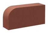 Облицовочный керамический кирпич радиусный R60 полнотелый 1НФ цвет: Терракот гладкий М300 КС-Керамик