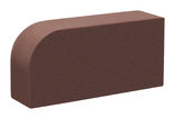 Облицовочный керамический кирпич радиусный R60 полнотелый 1НФ цвет: Шоколад гладкий М300 КС-Керамик