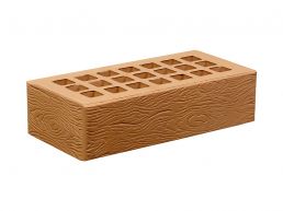 Кирпич керамический лицевой 1 нф одинарный цвет: крафт фактура 