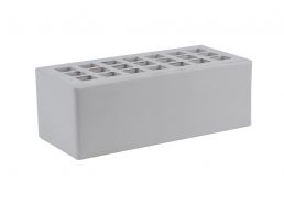 Кирпич керамический лицевой 1,4НФ полуторный цвет: серый гладкий М150 ЖКЗ