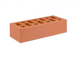 Кирпич керамический лицевой с фаской 1 нф одинарный цвет: красный гладкий М150 Старый Оскол