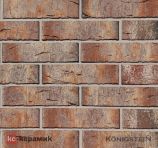 Облицовочный керамический кирпич 1НФ цвет: Марксбург Умбра ручная формовка(УС) Konigstein