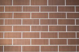 Облицовочный керамический кирпич полуторный 1,4НФ УТ. СТ. цвет: Терракот фактура 