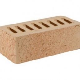 Кирпич керамический лицевой с фаской 1,4 нф полуторный цвет: эмират с фаской М150-200 Старый Оскол