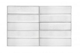 Кирпич керамический Recke (Рекке) 1-18-00-0-00 серия Гланц (Glanz), цвет - белый с перламутровыми переливами