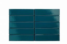 Кирпич керамический Recke (Рекке) 5-28-00-0-00 серия Гланц (Glanz), цвет - бирюзовый с переливами