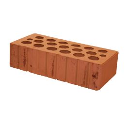 Кирпич керамический формата 1,0 НФ TY цвет ПЕРСИК (гладкая) Ключищи