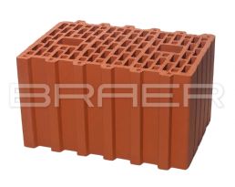 Керамический блок БРАЕР Керамик Термо (Ceramic Thermo) 10.7 НФ (Крупноформатный поризованный блок 38)