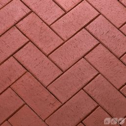 Клинкер тротуарный 0,51НФ ТЁМНО-КРАСНЫЙ 