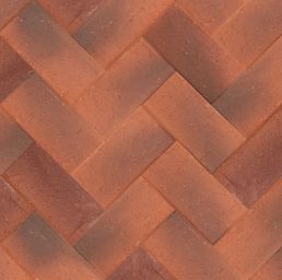 Клинкер тротуарный АНГОБИРОВАННЫЙ 0,51НФ КРАСНЫЙ 