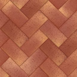 Клинкер тротуарный АНГОБИРОВАННЫЙ 0,51НФ ТЁМНО-КРАСНЫЙ 